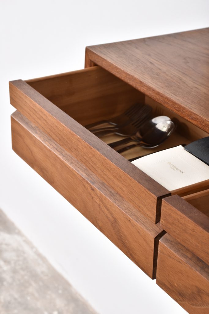 Detail small drawers cabinet - 15h x 30d x 80l